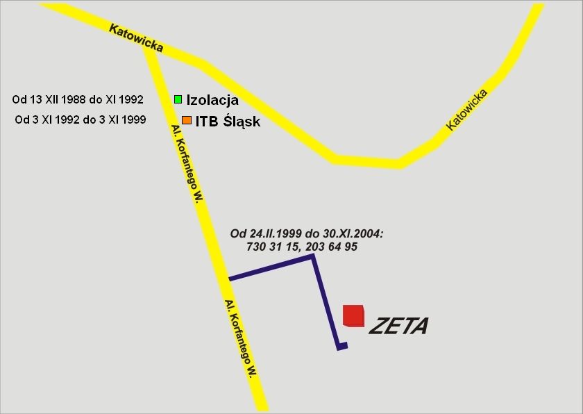 Mapa Katowic Koszutki (Alfred): Izolacja, ITB i zmiana na ZETA. Przeszukaj obrazek - jest troch odnonikw do innych zdj